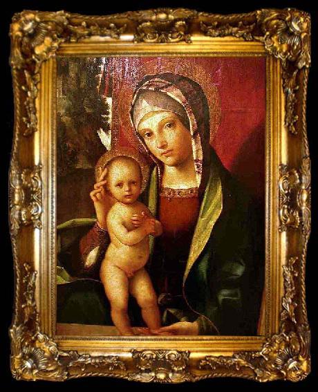 framed  Boccaccio Boccaccino Virgin and Child, ta009-2